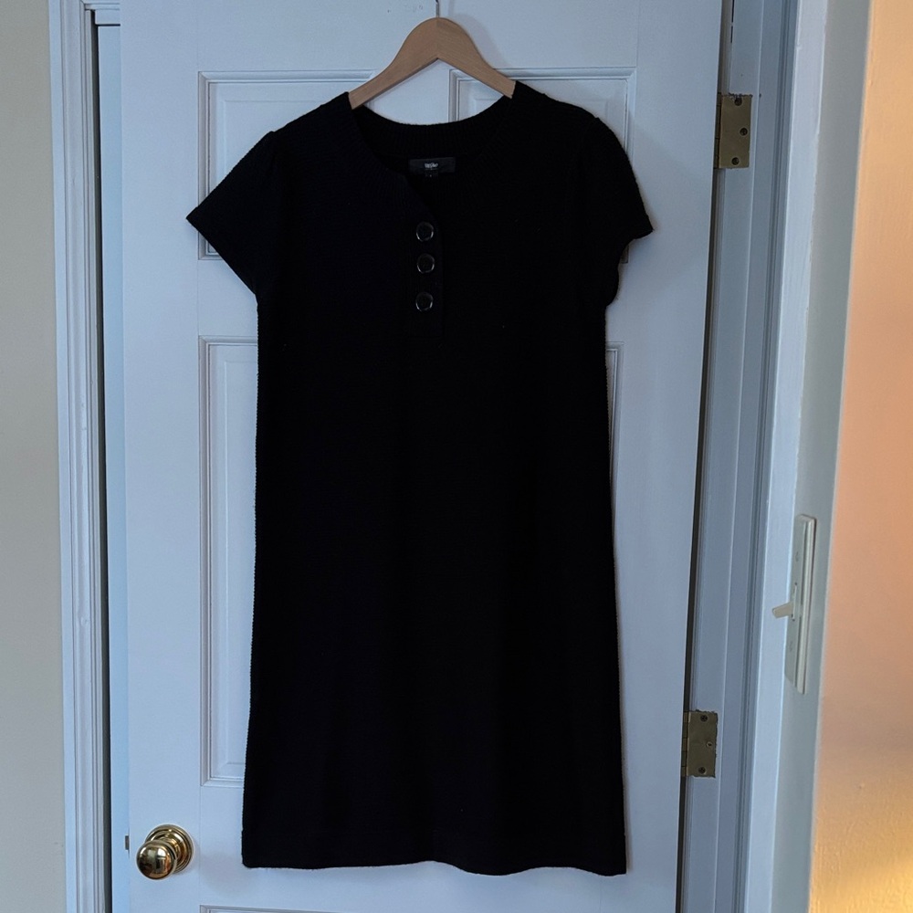 Mossimo sweater dress, black.  Sizzle L